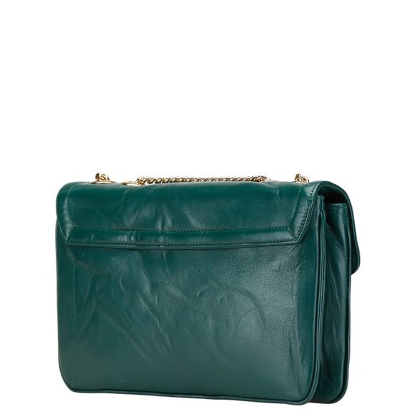 GUCCI Green Leather Shoulder Bag - Picture 2 of 16